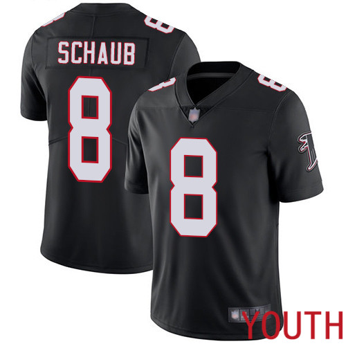Atlanta Falcons Limited Black Youth Matt Schaub Alternate Jersey NFL Football #8 Vapor Untouchable->women nfl jersey->Women Jersey